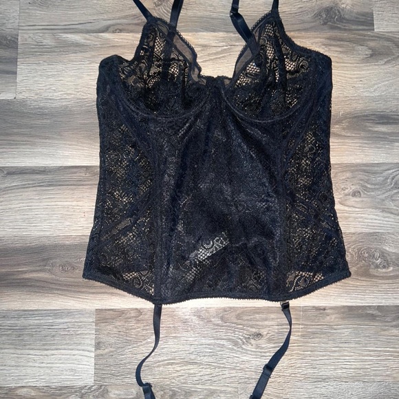 La Perla Black Lace Vintage Corset - Picture 3 of 4